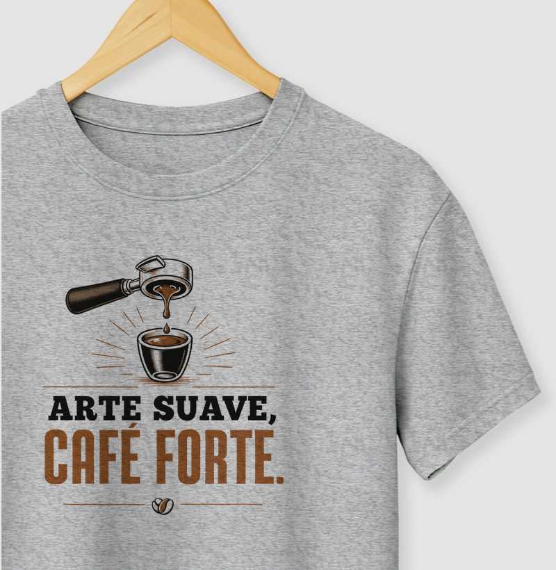 Arte suave, café forte.
