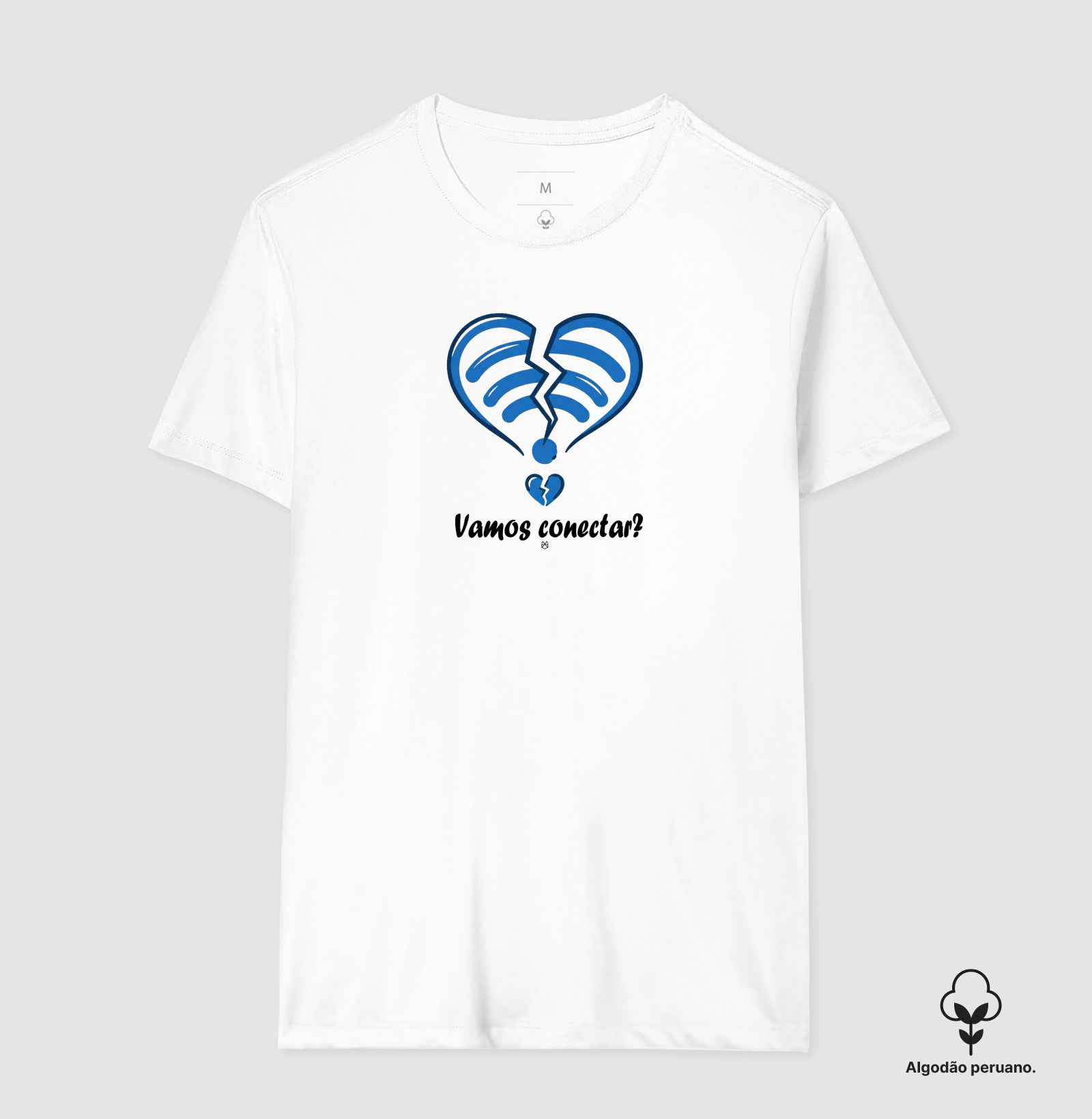 Camiseta Algodão Peruano - Frases