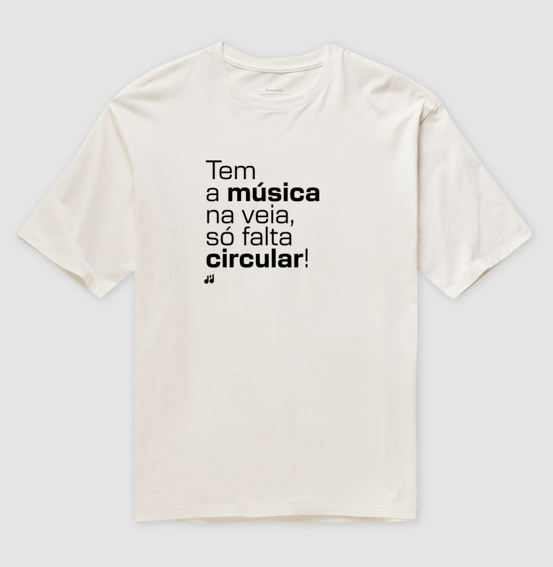 Tem a música na veia, só falta circular!