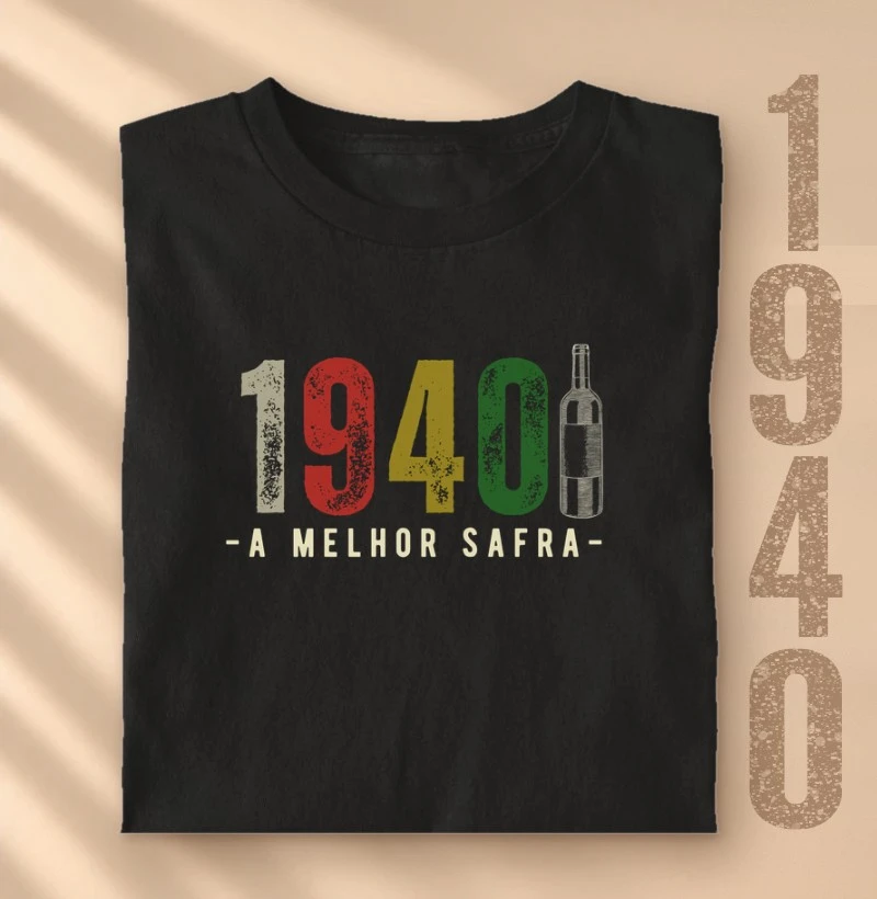 Camiseta Vinho - A Melhor Safra 1940 - Camiseta