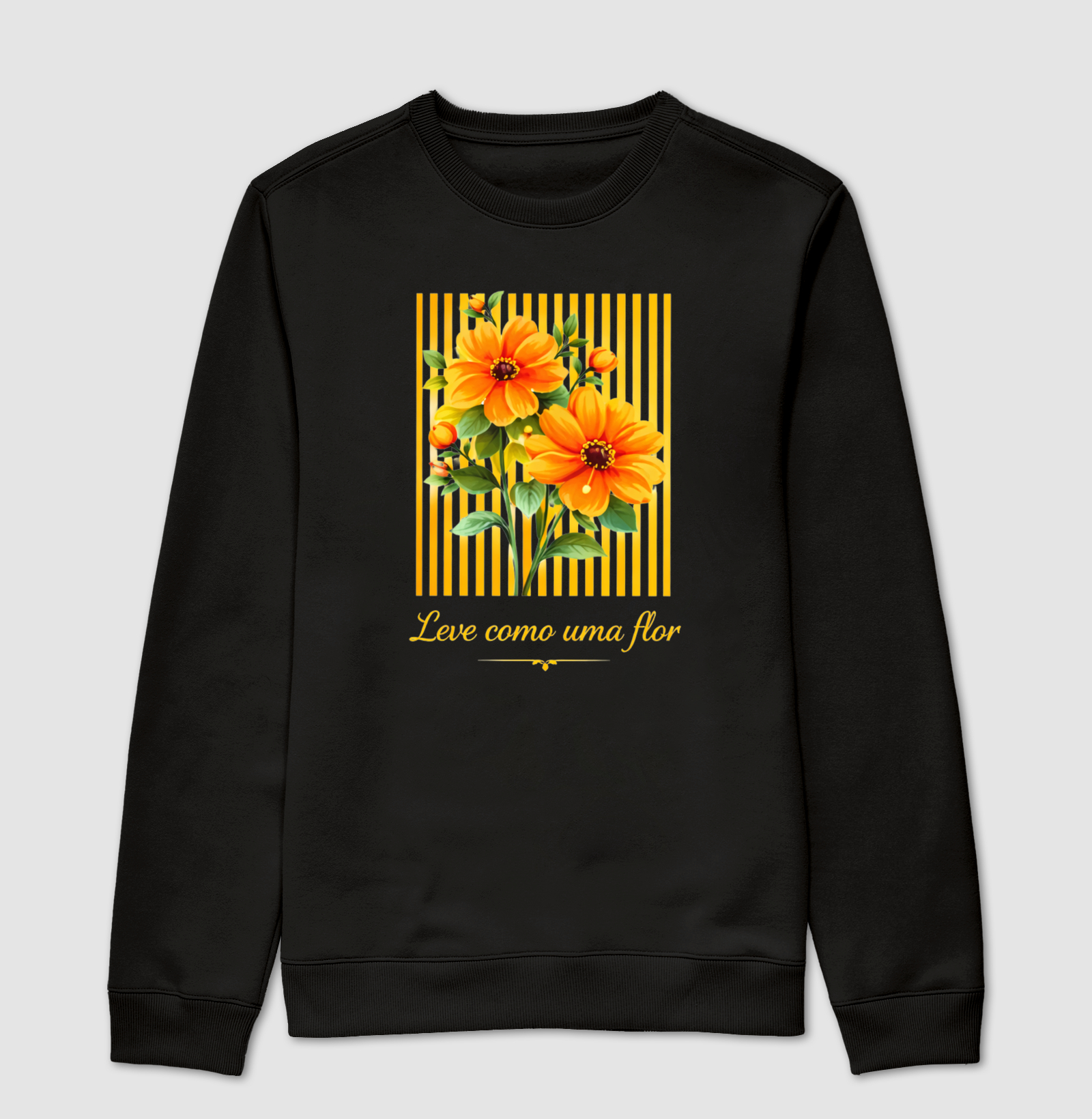Camiseta Leve como uma flor 