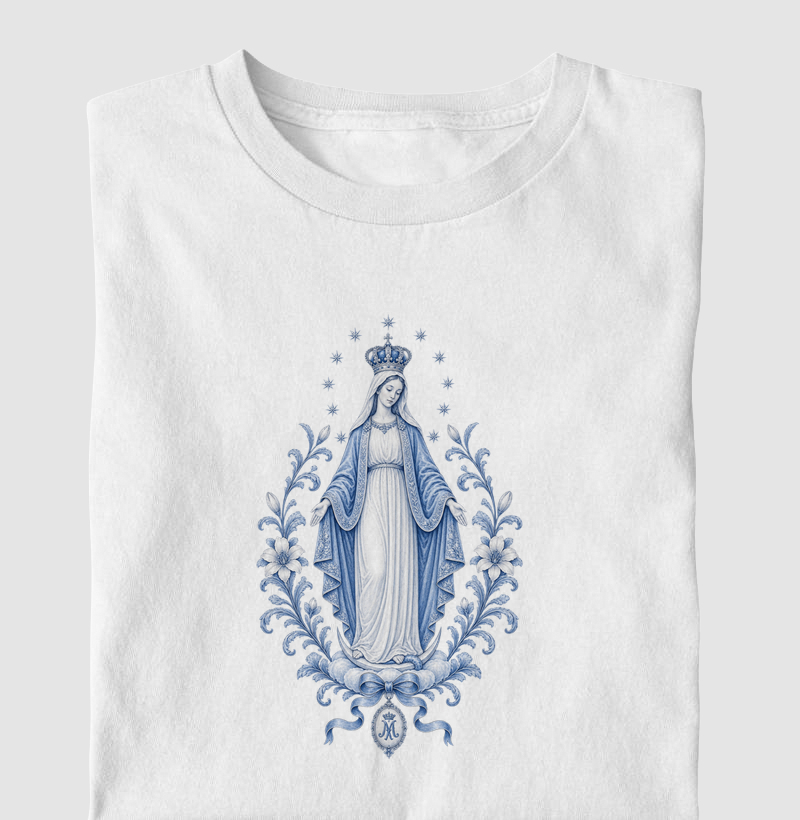 Virgem Maria blue