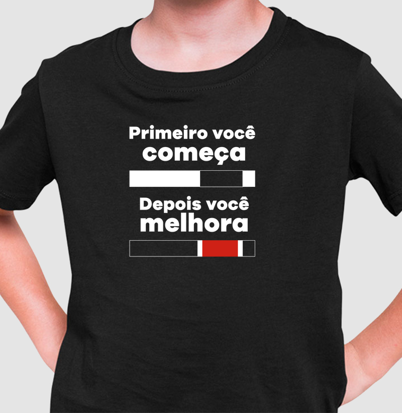 Primeiro você começa