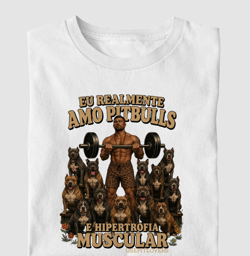EU REALMENTE AMO PITBULLS E HIPERTROFIA MUSCULAR