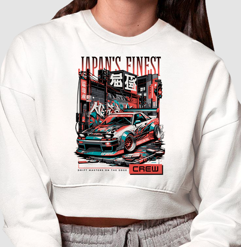 Cropped Moletom - Japan's Finest