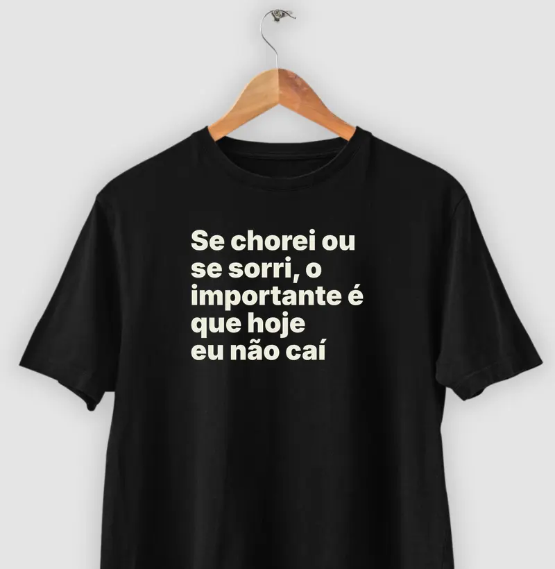 Se chorei ou se sorri