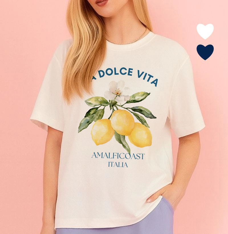 camiseta feminina la doce vita
