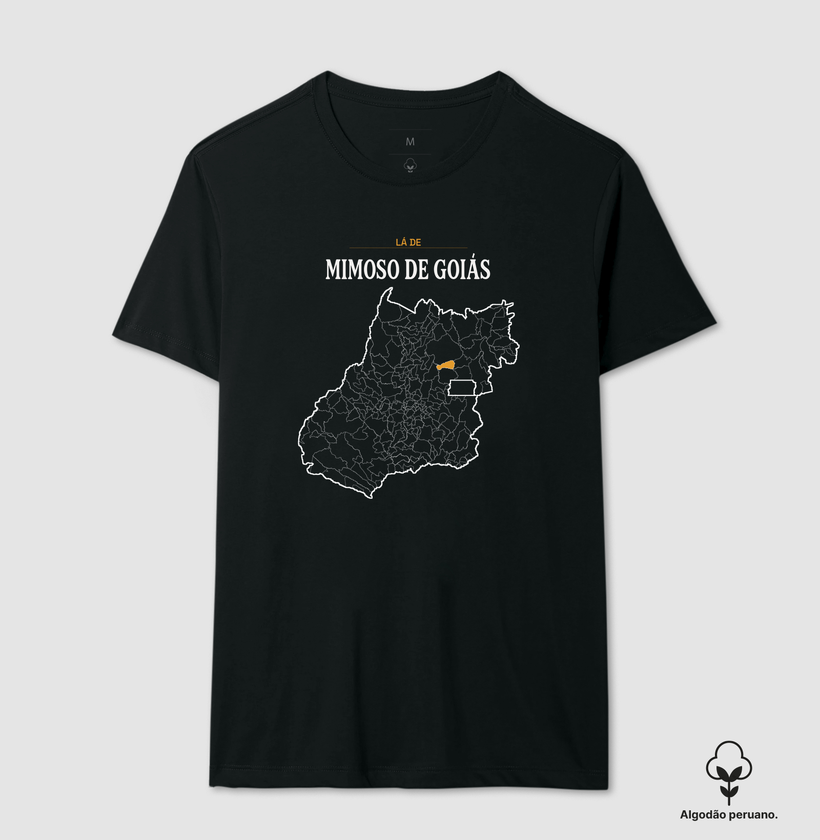 Mimoso de Goiás | Território GO - Camiseta Algodão Peruano