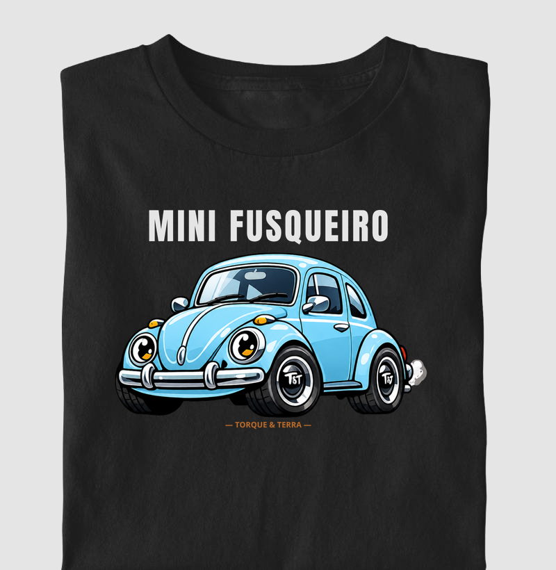 Mini fusqueiro - Fusca azul claro 