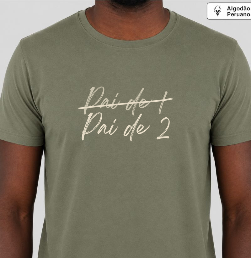 Pai de 2 - Algodão Peruano Premium