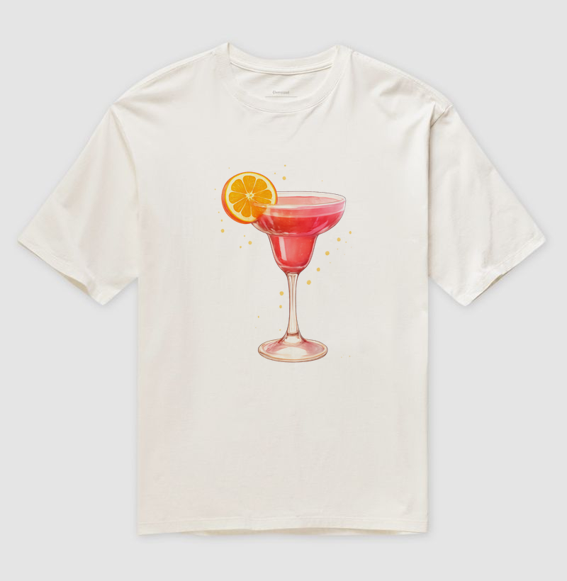 Camiseta Oversized - Um Brinde ao Agora