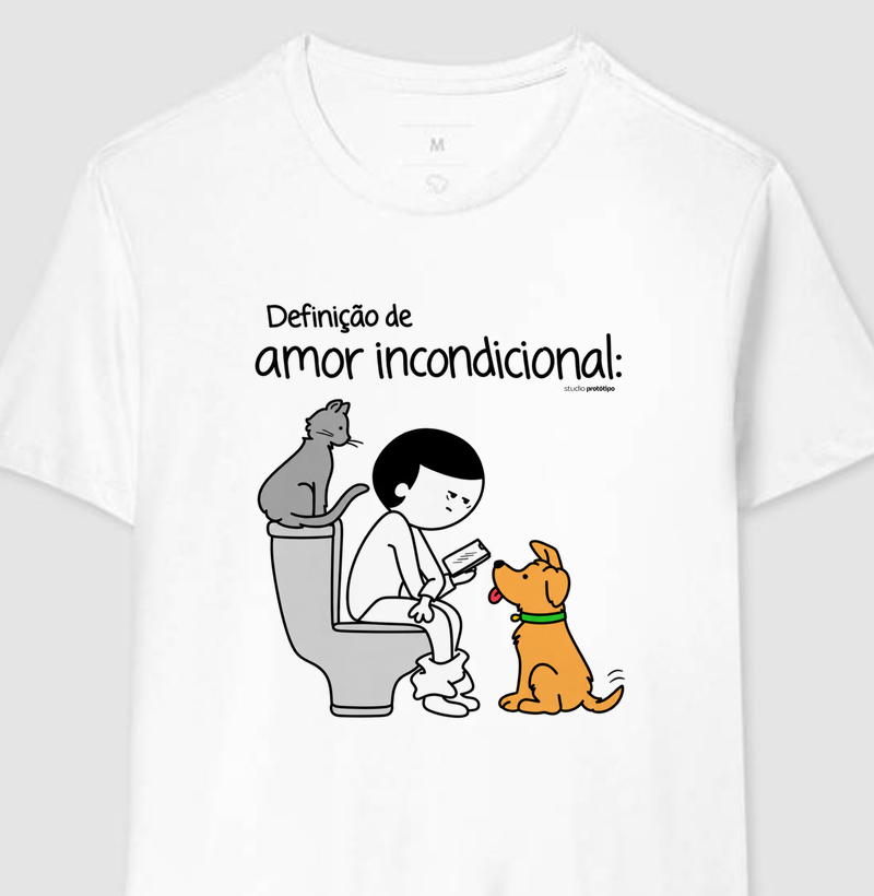 Definição de Amor Incondicional - Cachorro e Gato