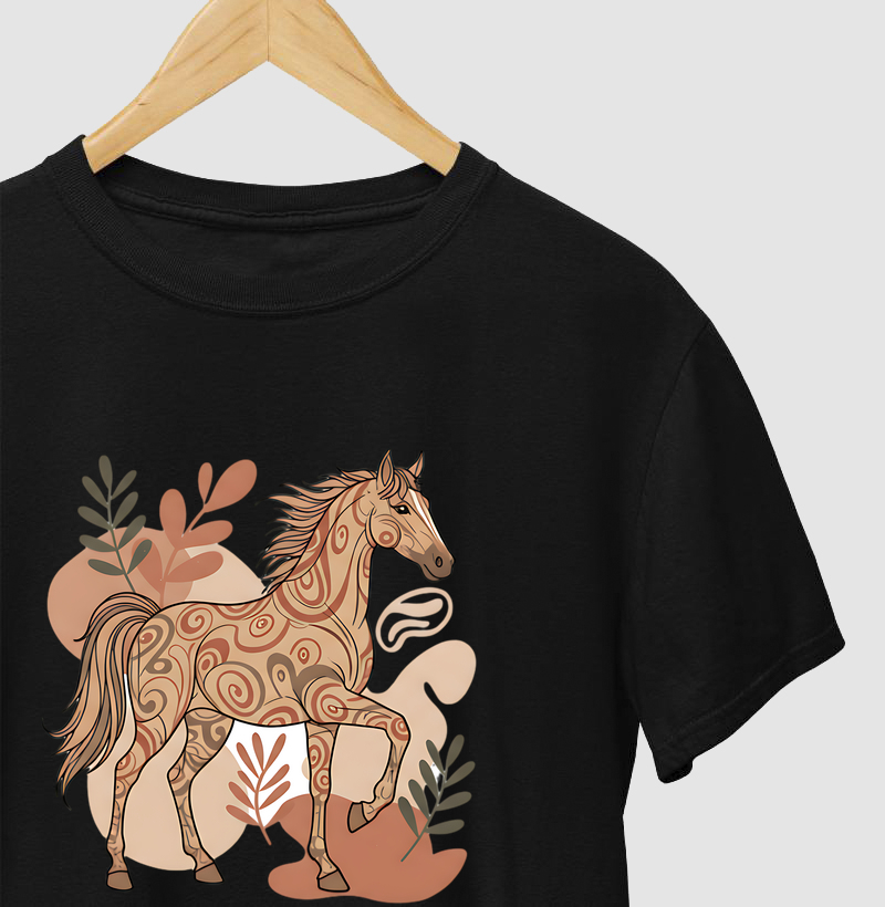 Floral Horse - Algodão 30.1 