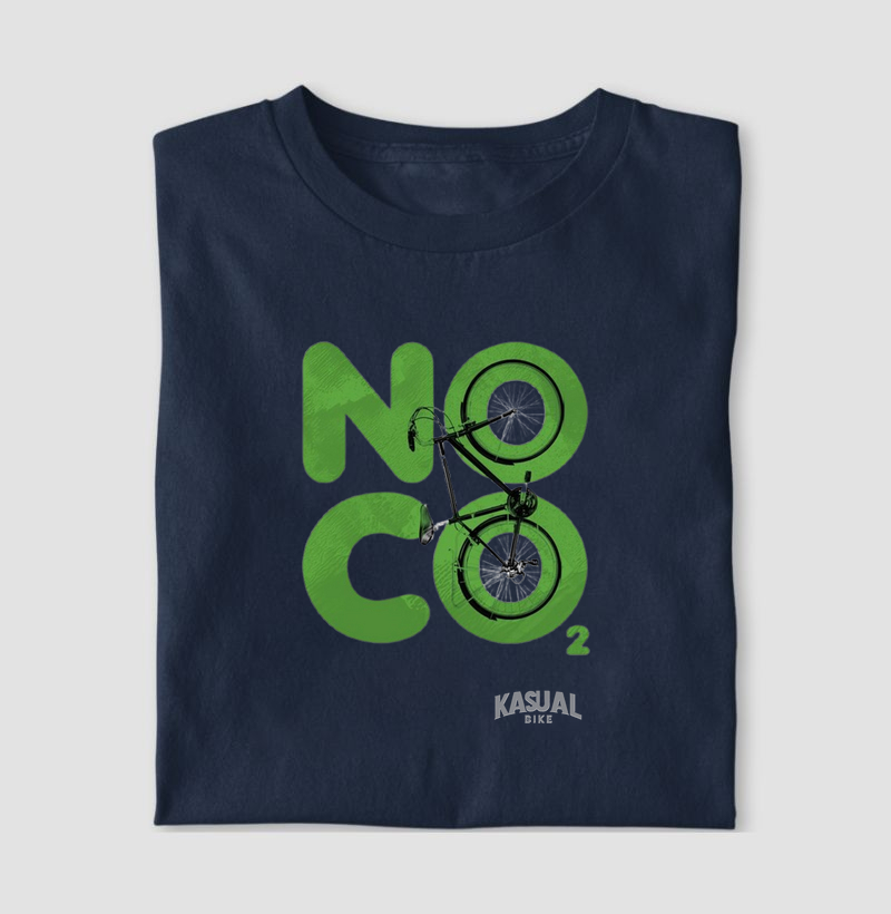 🌱 Camiseta NO CO₂ – Estilo com Consciência Ambiental