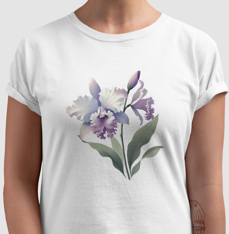 Camiseta Orquídea Cattleya