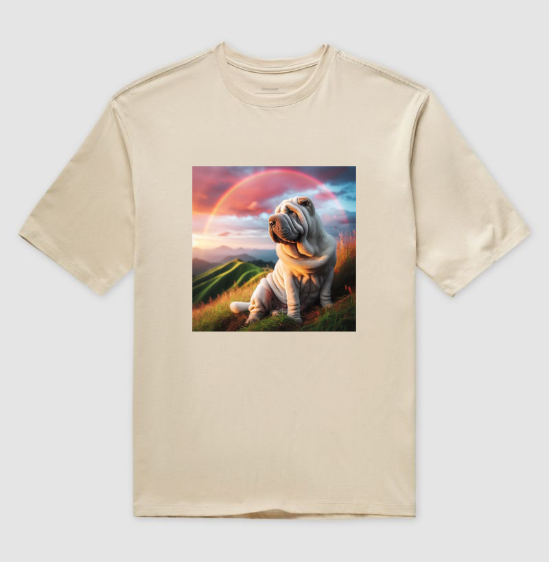 Sharpei Over the Rainbow o Oversized