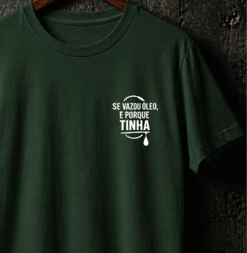 Se vazou óleo, é porque tinha!
