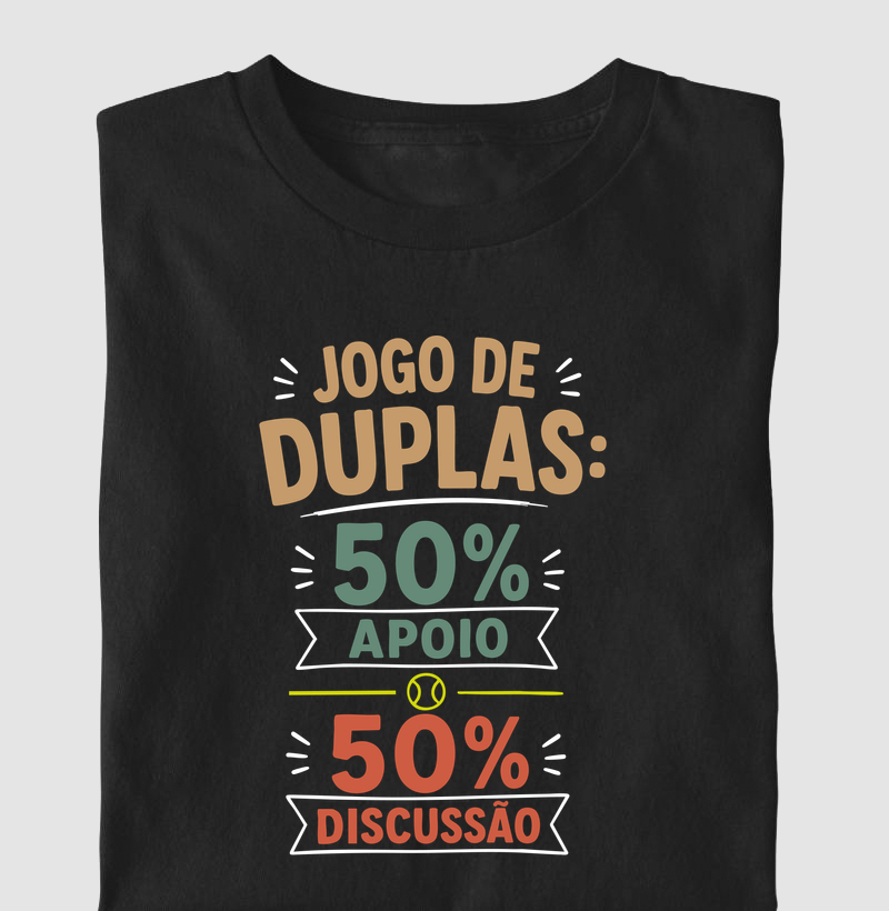 50% Apoio e 50% Discussão