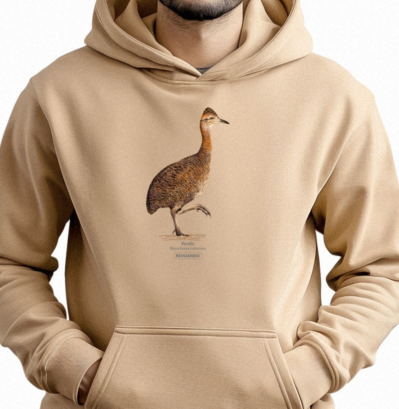 Traços Alados - Perdiz - Moletom Hoodie