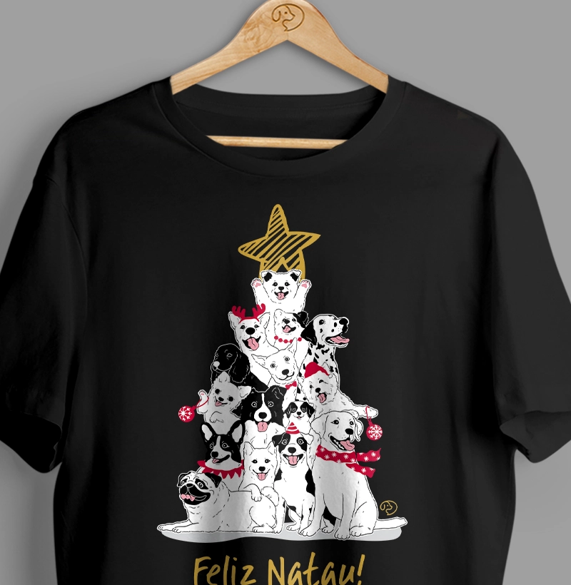 Feliz NatAU AUrvore - Camiseta