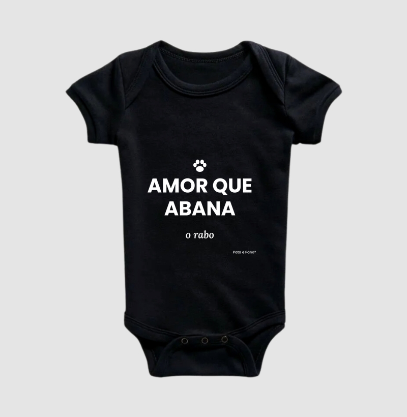 CAMISETA  - AMOR QUE ABANA O RABO