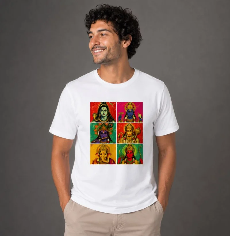 Camiseta Divindades do Sanātana Dharma