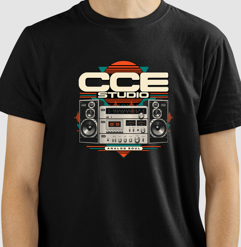 Camiseta CCE Studio — Analog Soul | Slow Life - Camiseta
