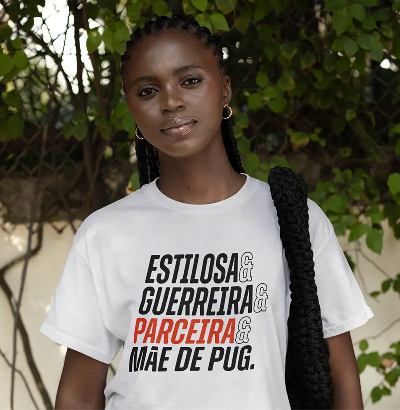 Camiseta Mãe de Pug