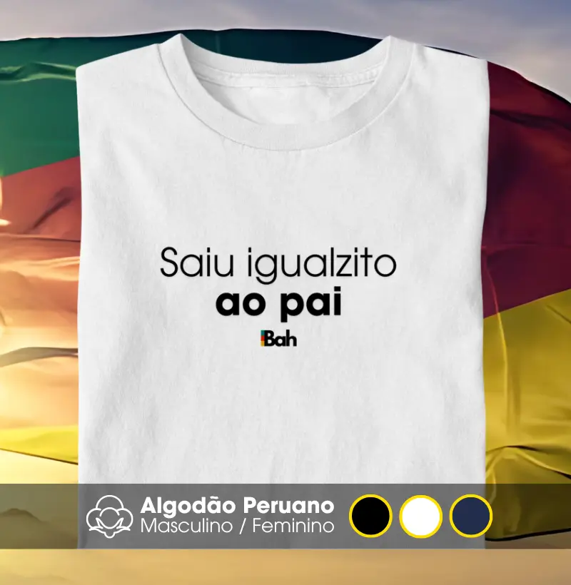 Saiu igualzito ao pai