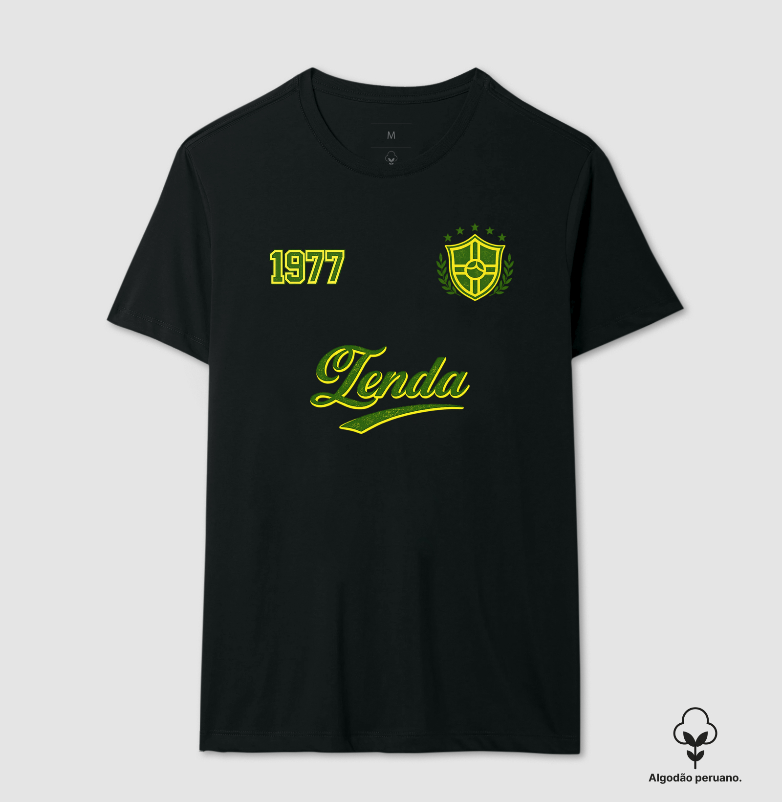 SELEÇÃO 1977 LENDA - Camiseta Algodão Peruano