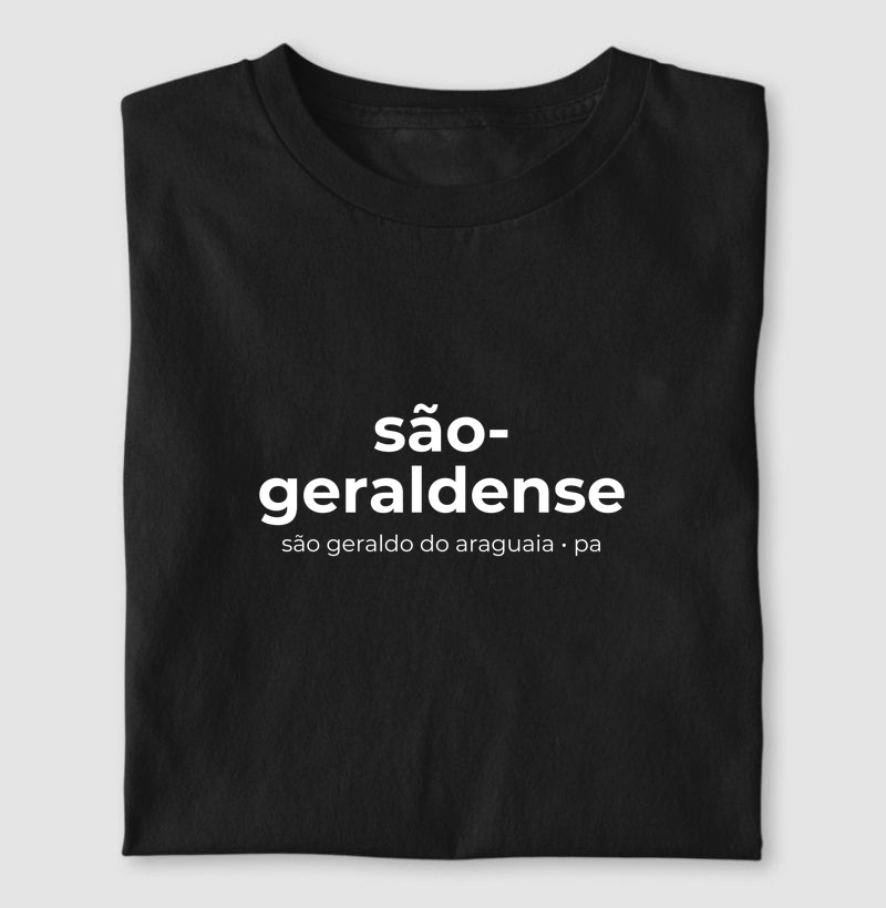 São-Geraldense | Gentílico PA - Camiseta