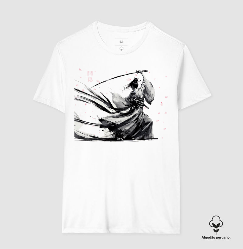Guerreira - Raio de Luz - Camiseta Algodão Peruano
