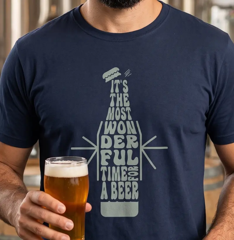 É o momento maravilhoso para uma cerveja