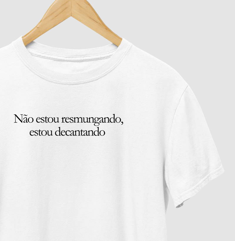 Pai: Não estou resmungando