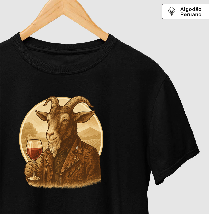 Camiseta Algodão Peruano Bode do Vinho 2 - Mr. GADU