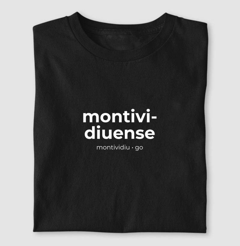 Montividiuense | Gentílico GO - Camiseta