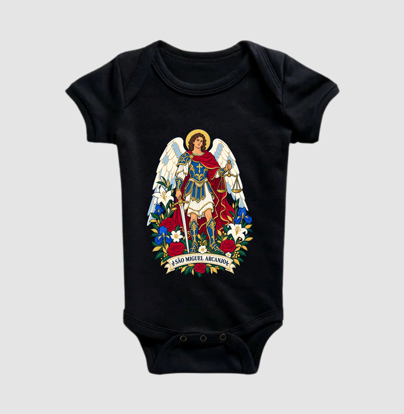 São Miguel Arcanjo - Jardim da Fé - Body Infantil