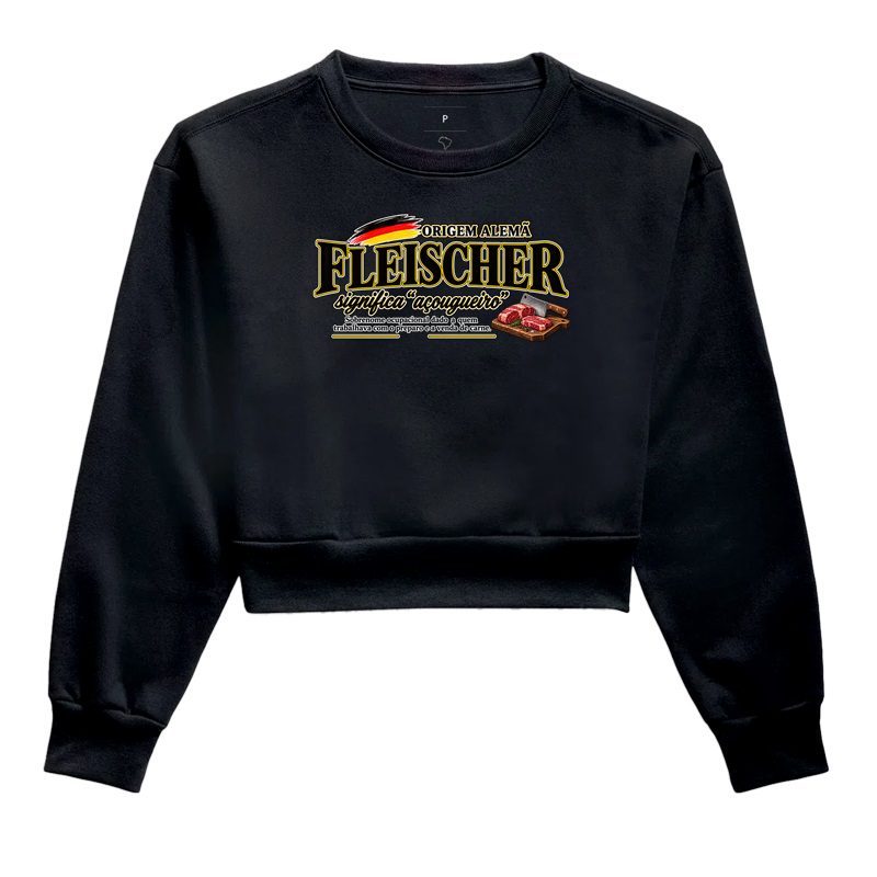 Fleischer  - Cropped Moletom