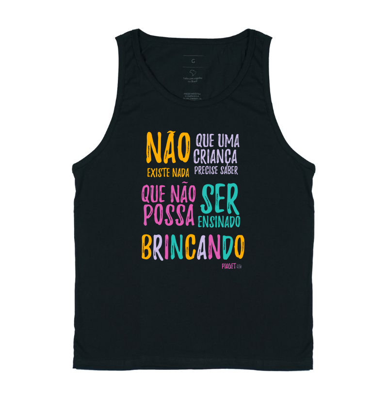 Camiseta Regata | Ensinar Brincando