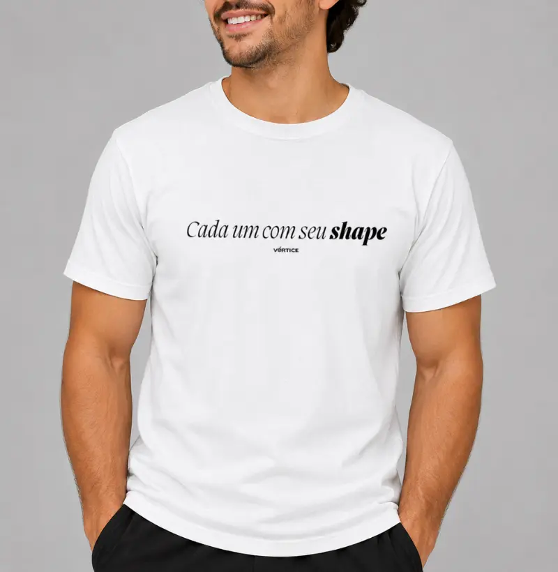 T-shirt - Cada um com seu shape