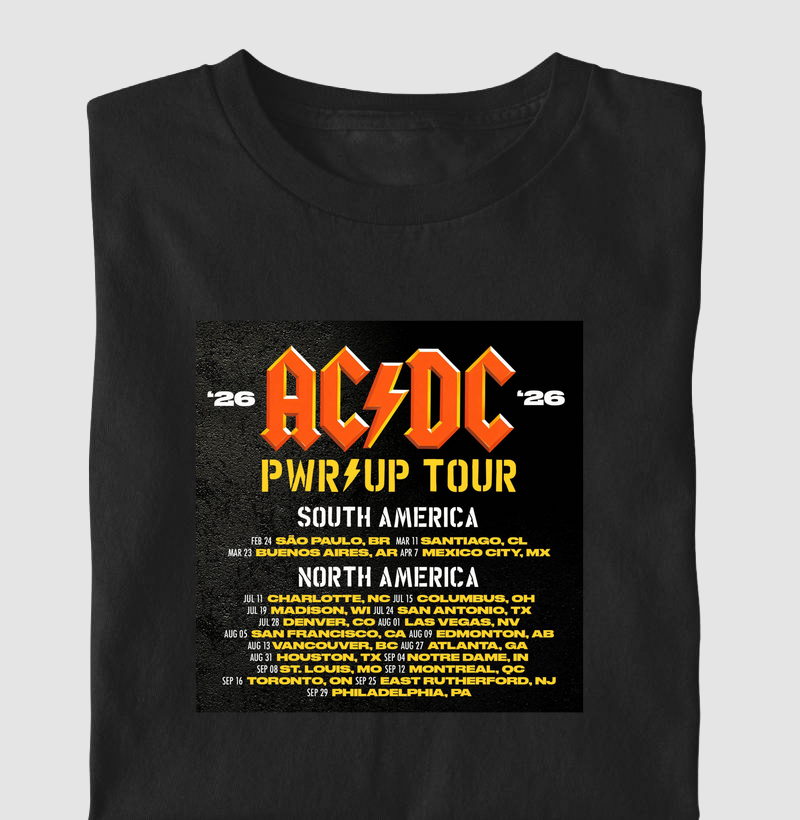 Camiseta ACDC Power up Tour