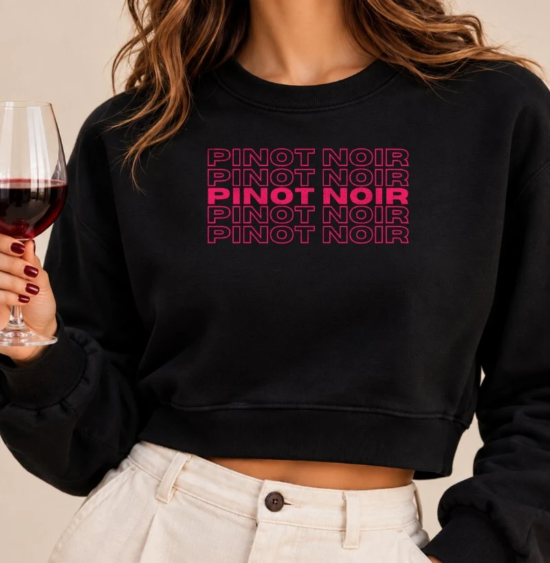 Pinot Noir - Cropped Moletom