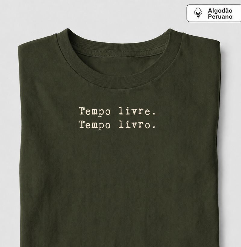 Tempo livre. Tempo livro.