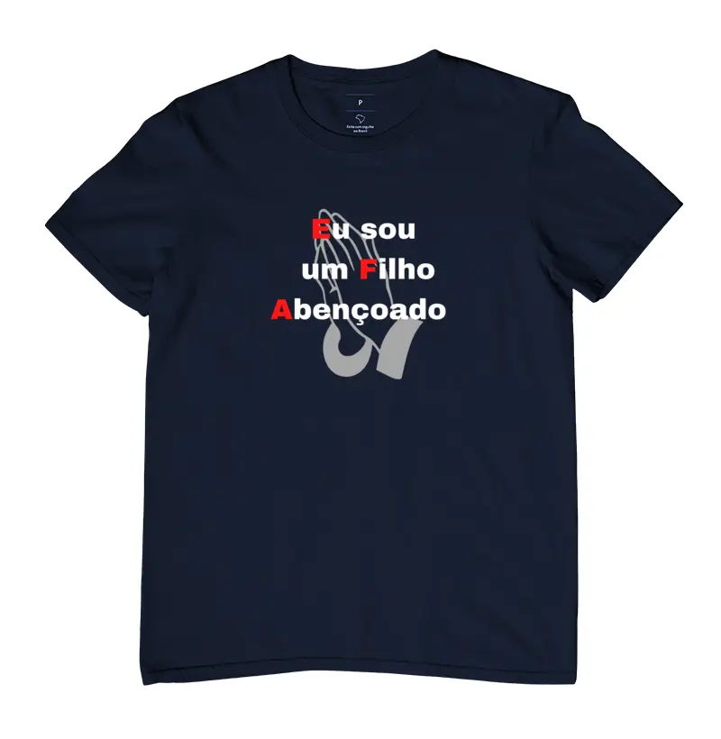 Masculina Filho Abençoado Cores