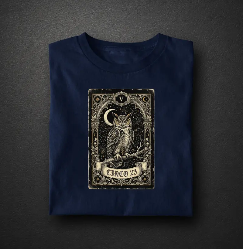 Camiseta: A sabedoria da coruja