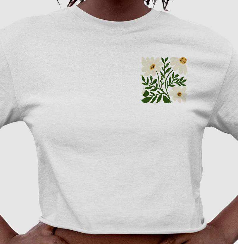 Margarida estilizada - bolso