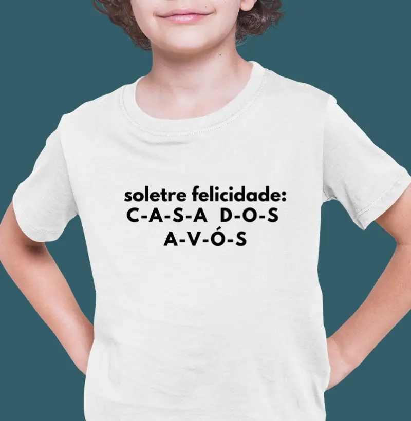 Soletre felicidade - casa dos avós