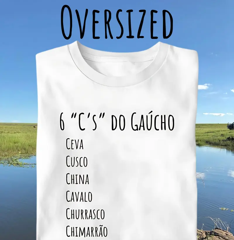 Camisetas 6 C's (Oversized)