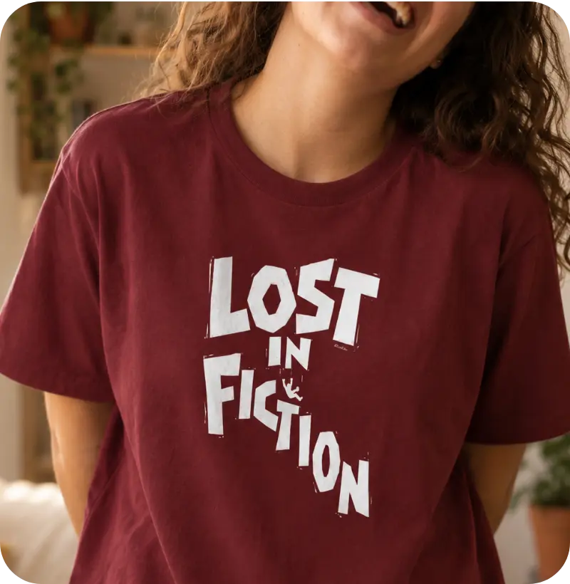 Camiseta Lost in Fiction