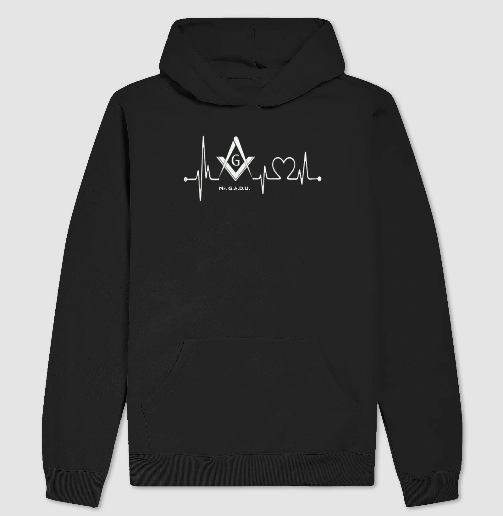 Hoodie ECG Maçônico - Mr. GADU - Casaco de Moletom Premium